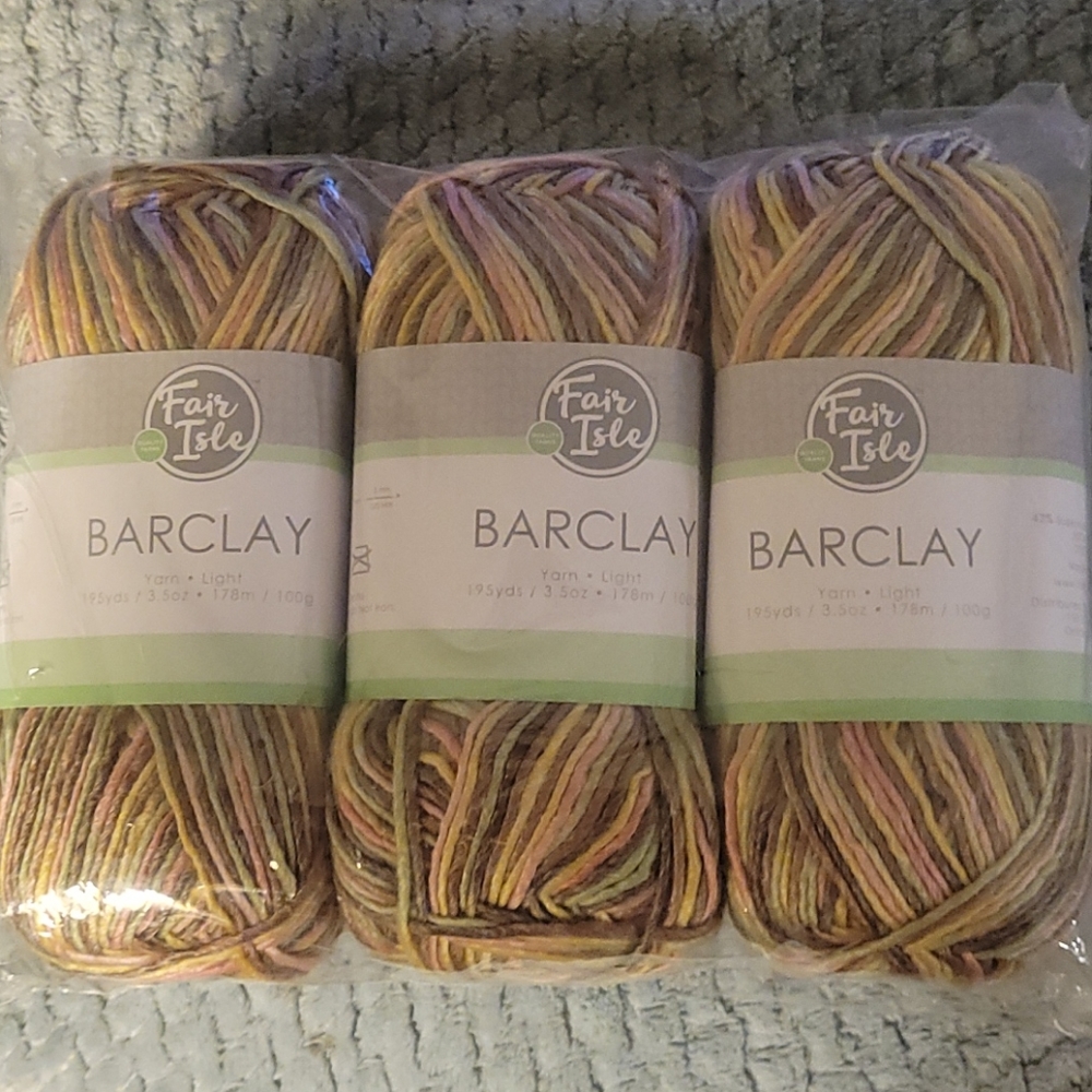 Barclay Striped Yarn 3 Pack